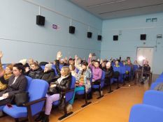 12 марта в Водненском доме культуры прошло собрание жителей посёлка Водный по вопросу участия в проекте «Народный бюджет»