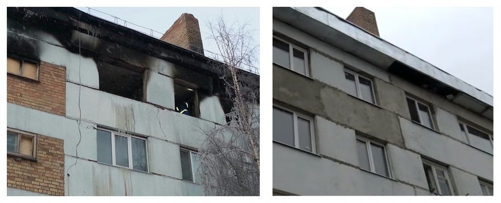 Ремонт дома, пострадавшего от взрыва бытового газа, будет завершен 10 октября