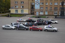 В Ухте состоялся мотоавтопробег в поддержку российской армии